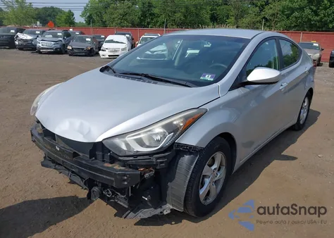 2015 Hyundai Elantra Se из США, поврежденный, VIN KMHDH4AE7FU415146
